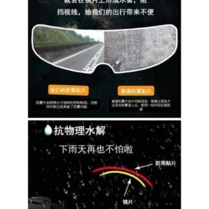 安全帽防雨防霧貼