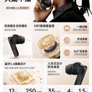 摩比亞Remax真無線立體聲音樂通話耳機1