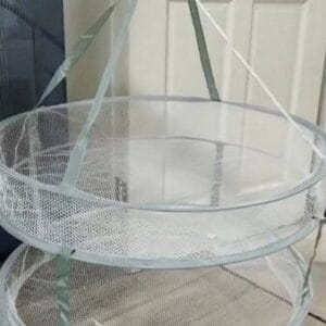 清新北歐大容量雙層萬用晾曬網