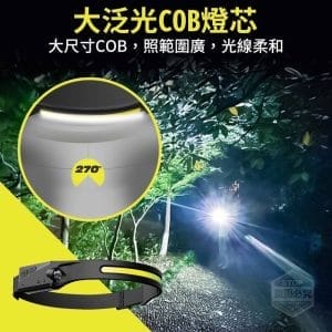 USB大面積泛光感應頭燈2 » 樂韜國際 - 票券販售、生活百貨、各國代購、批發零售 USB大面積泛光感應頭燈