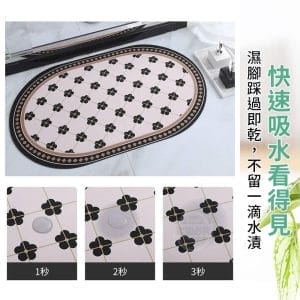 復古印花吸水速乾防滑進門地墊2 » 樂韜國際 - 票券販售、生活百貨、各國代購、批發零售 復古印花吸水速乾防滑進門地墊